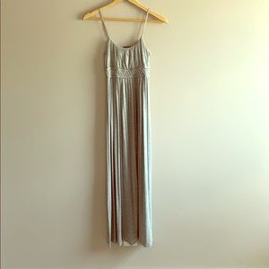 Heather gray maxi dress